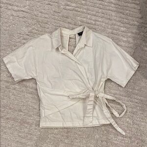 Topshop Wrap Top Sz 2/S